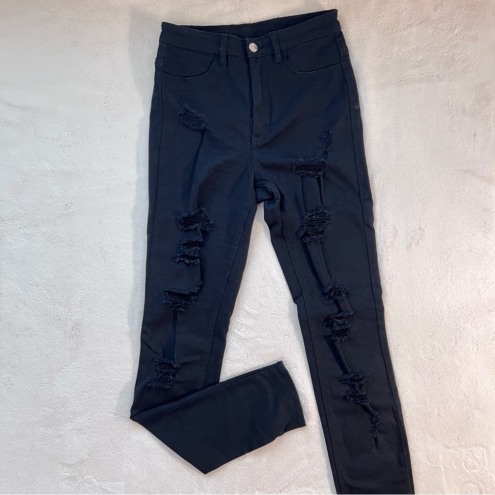 H&M Black Ripped Jeans